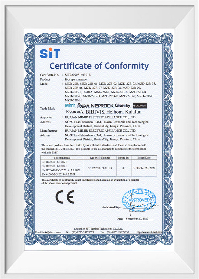 Huaian Mimir Electric Appliance Co., Ltd.