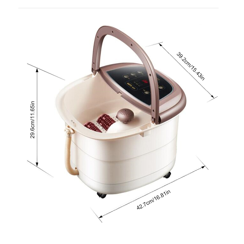 Máy mát xa chân tự động JD-618 với con lăn massage quay